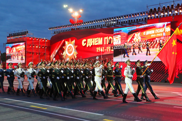 BELARUS-MINSK-VICTORY DAY-MILITARY PARADE-CHINESE PLA GUARD OF HONOR