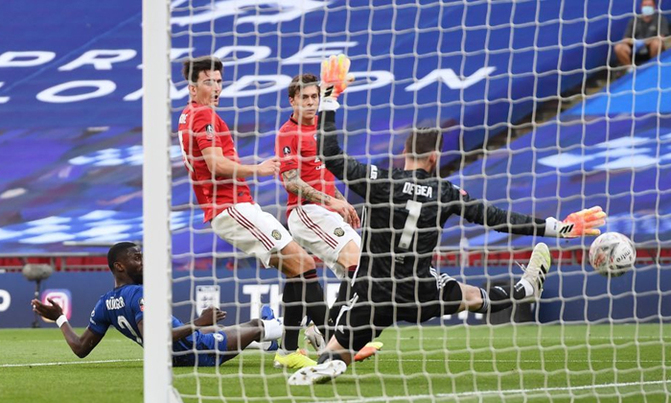 Chelsea beat Manchester United to reach FA Cup final 