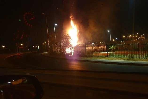 Tanker catches fire on N1 near Beyers Naude offramp