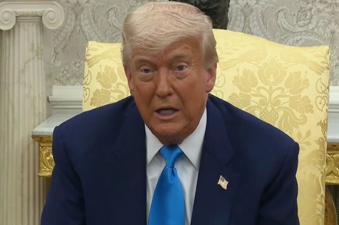 "You need to get out of here": Trump slams reporter for asking about Qatari jet