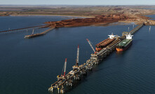 Rio Tinto at Cape Lambert port, Pilbara WA.