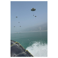 Uttarakhand: IAF and Indian Army conduct joint para-drop exercise over Lake Tehri