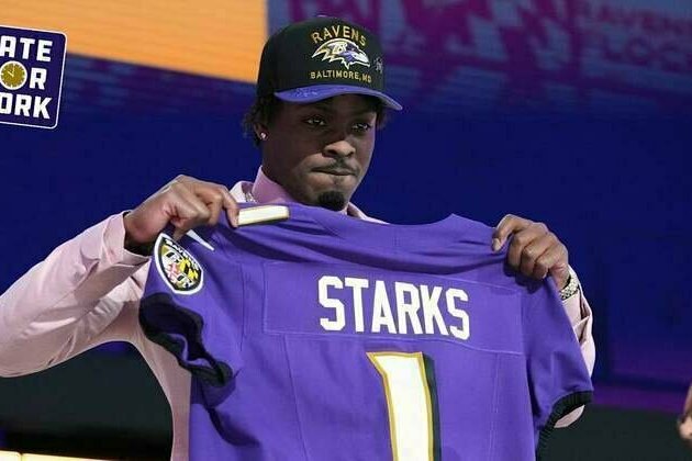 Late for Work: Ravens Get A+ Grades for Malaki Starks Pick