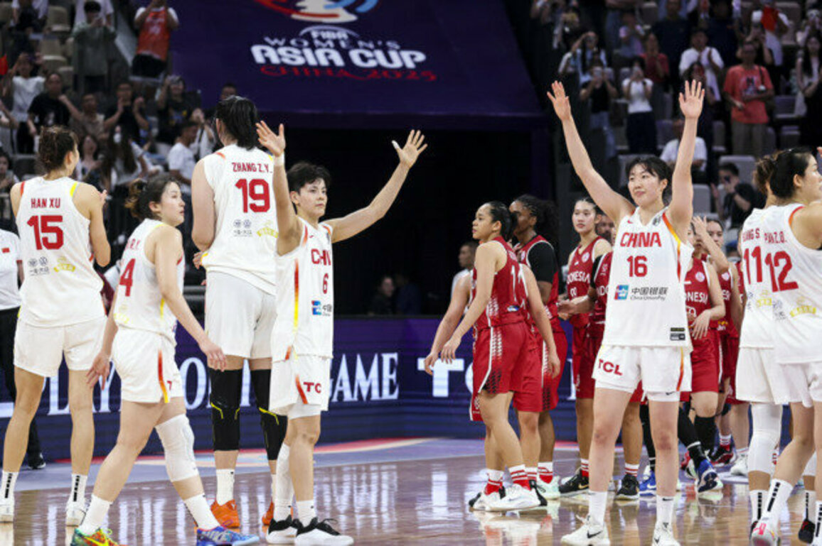 China rout Indonesia in FIBA Women's Asia Cup opener