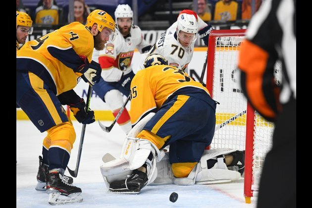 Panthers hold on for win over Predators