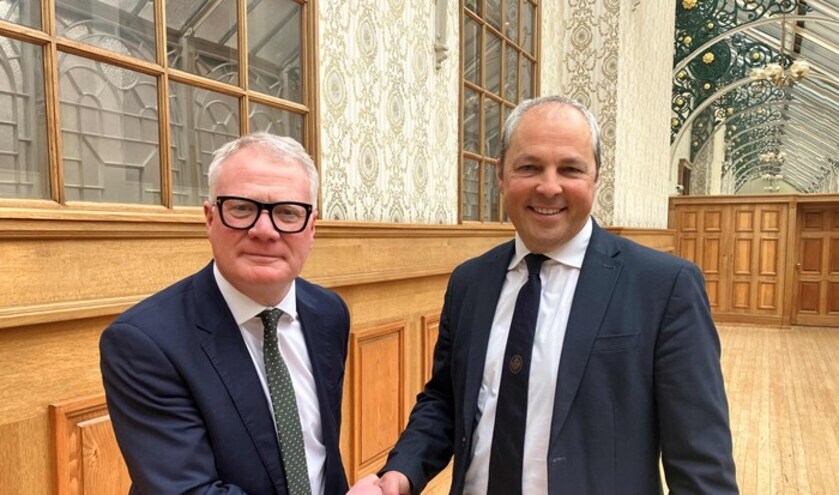 From left, mayor Richard Parker and chief executive Ed Cox© West Midlands Combined Authority