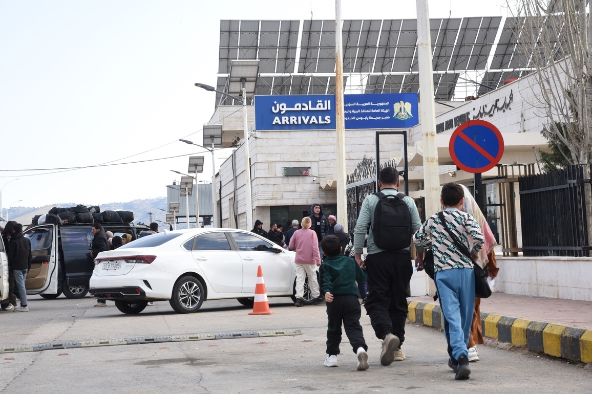 SYRIA-LEBANON-RETURNEES-BORDER CROSSING