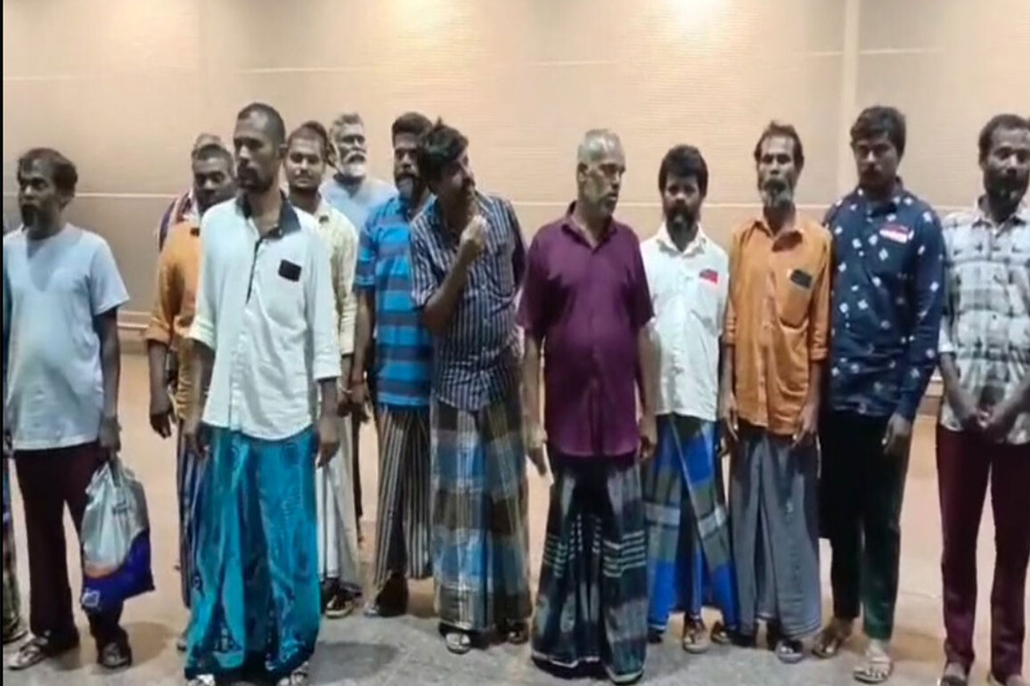 Tamil Nadu fishermen return to Chennai following release from Sri Lankan custody after paying Rs 5 lakh fine each