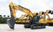 Part of the XCMG fleet.