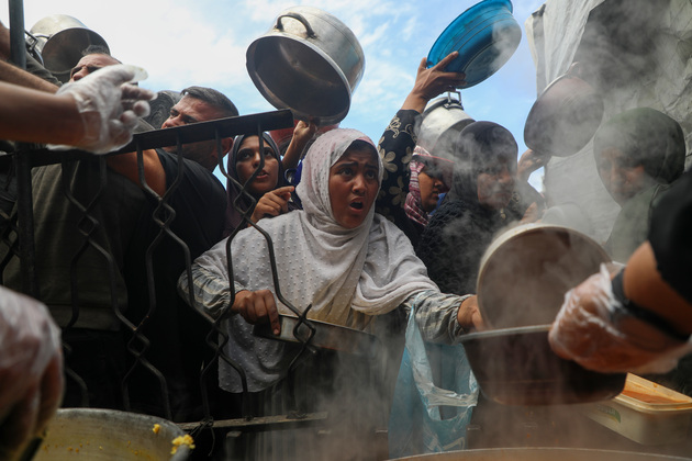 MIDEAST-GAZA-BEIT LAHIA-FREE FOOD