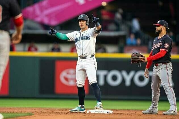 Cal Raleigh's 2 homers propel Mariners past Nationals