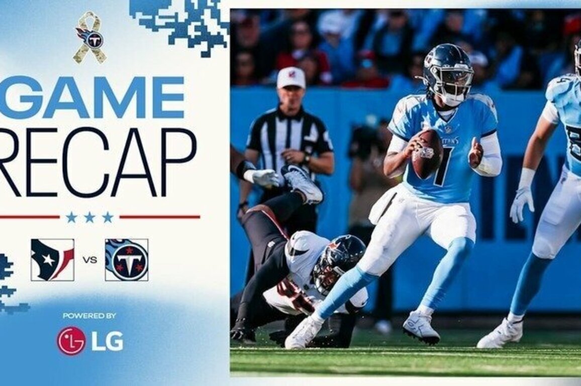 Titans Comeback Effort Falls Short in 16-13 Loss to Texans