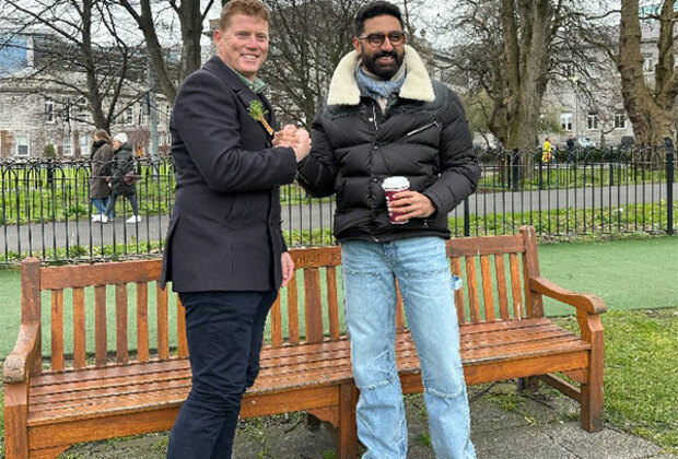 Abhishek Bachchan receives warm welcome in Dublin, gets huge support to promote ETPL, visits Indian Embassy in Ireland