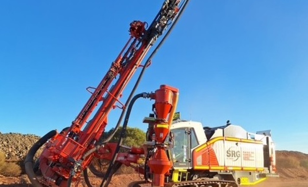 SRG Global has begun putting the first Sandvik Leopard DI650i Gen2 down-the-hole drill rig to use across its operations