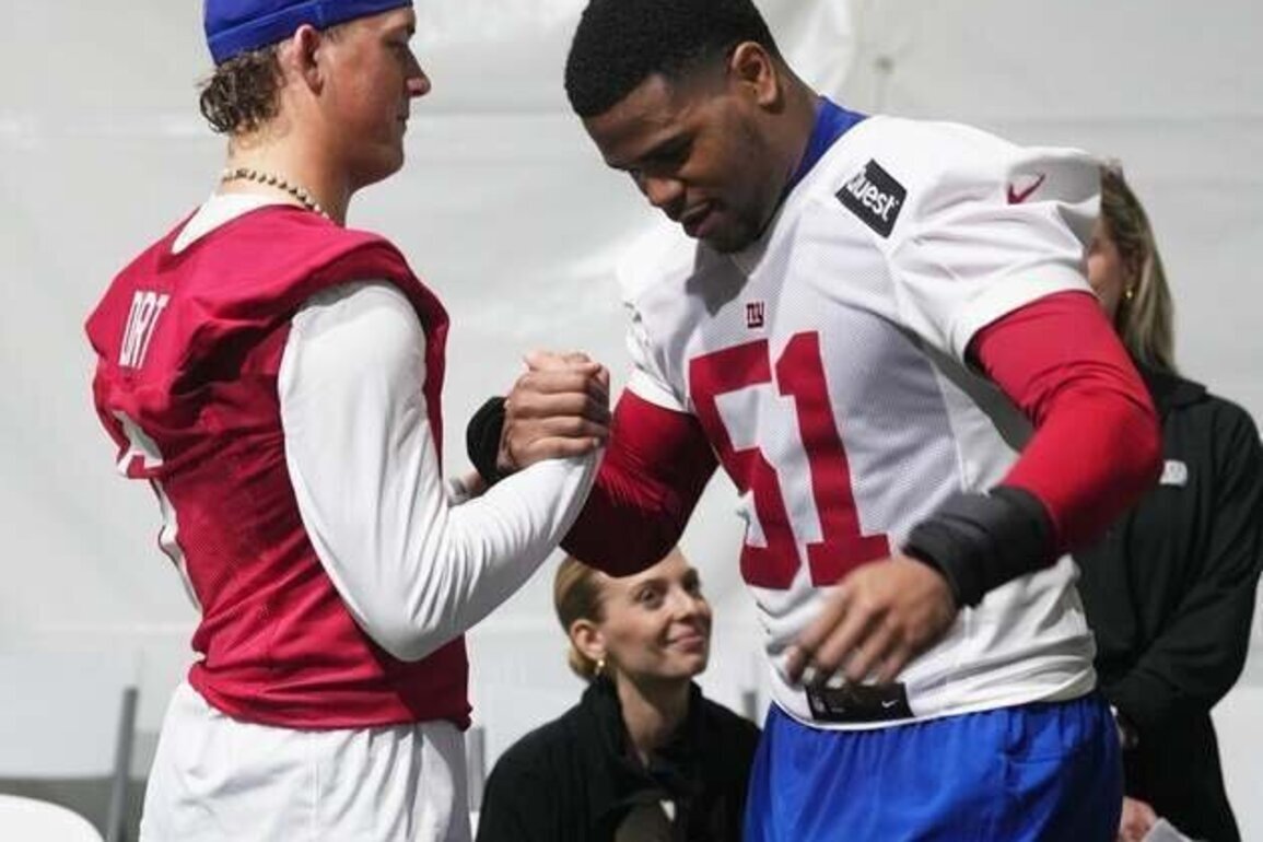 Reports: Giants QB Jaxson Dart, teammates clear air over rally in closed-door meeting