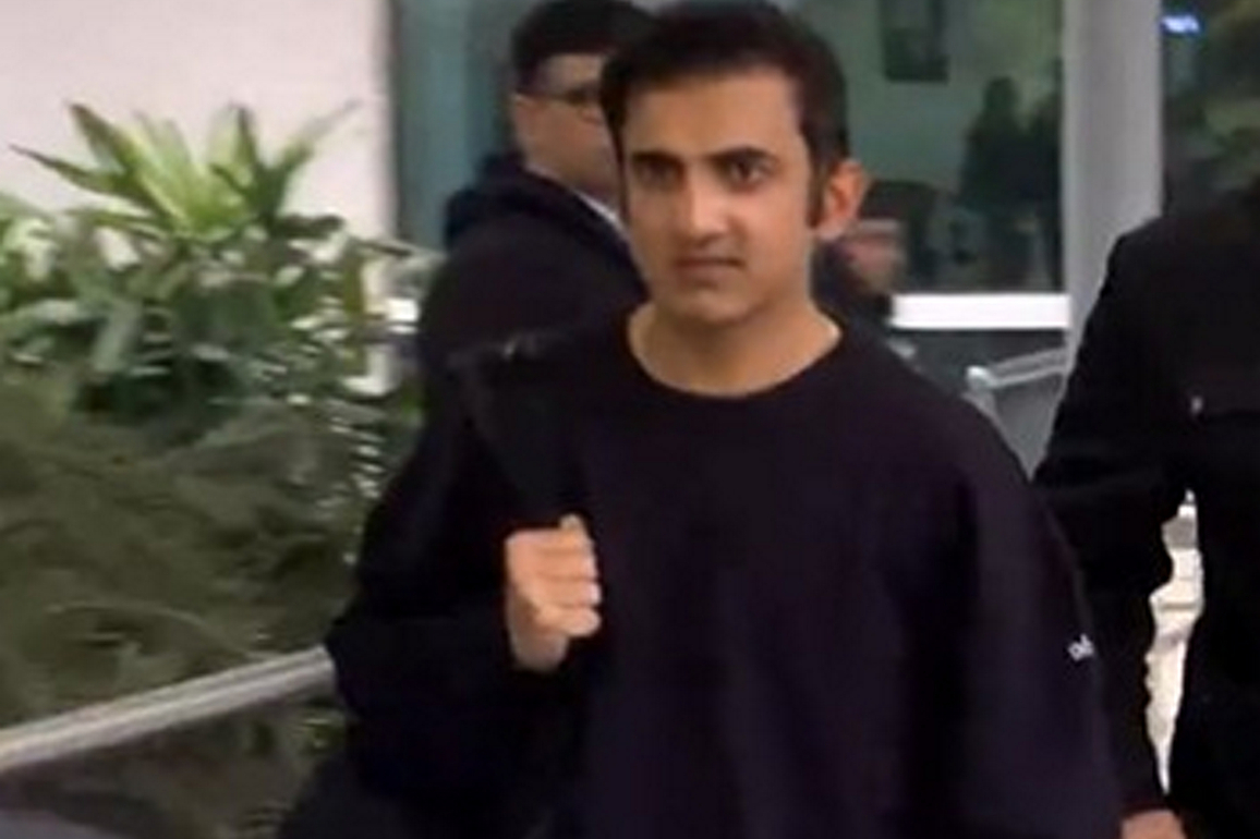 Team India head coach Gautam Gambhir returns to Delhi after Men in Blue's 4-1 T20I series win over New Zealand