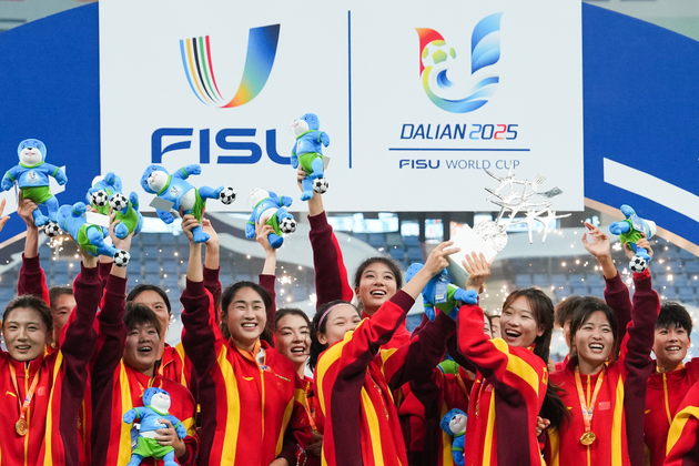 (SP)CHINA-DALIAN-FOOTBALL-FISU UNIVERSITY WORLD CUP-WOMEN'S FINAL-CHN VS CAN (CN)