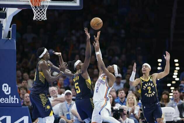 NBA roundup: Thunder top Pacers to keep 70-win season within reach