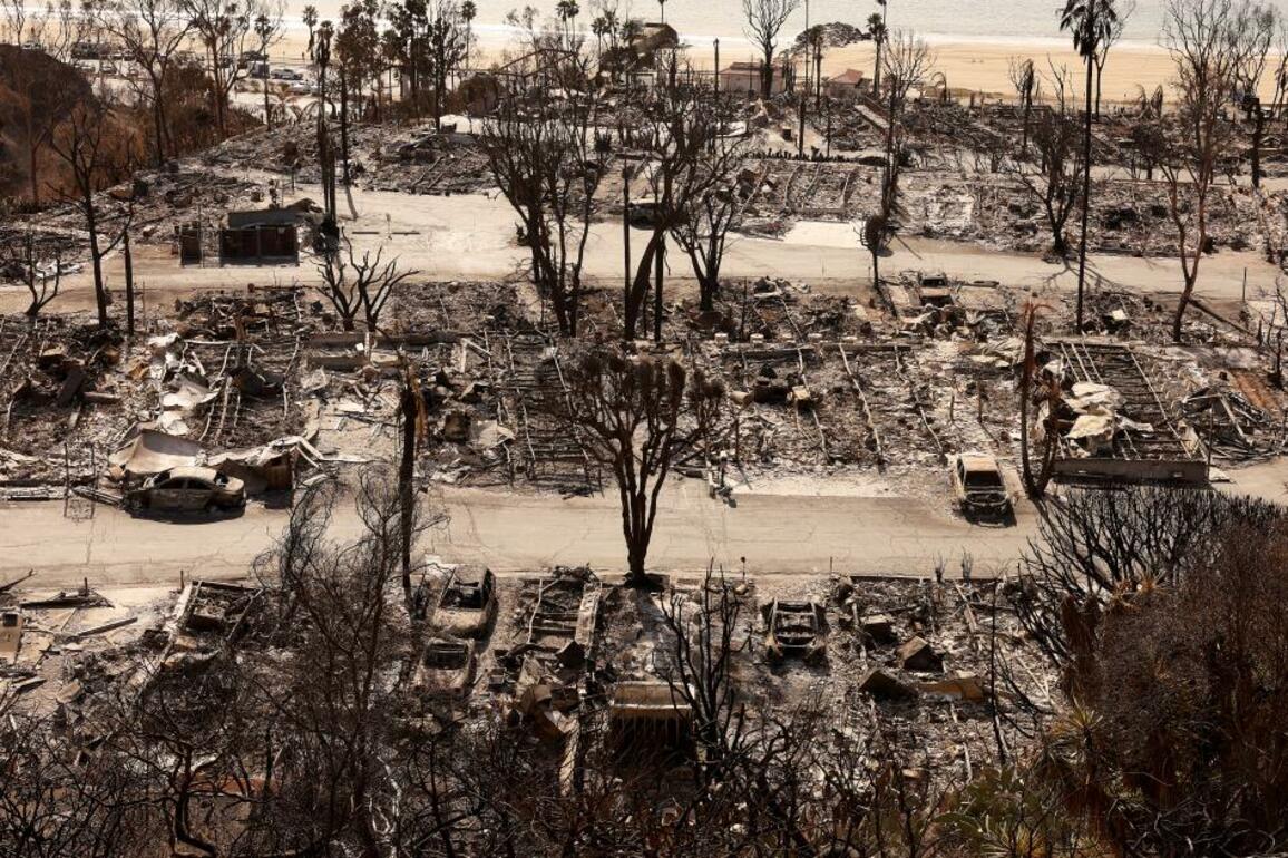 Ravaged Palisades mobile home park included in federal debris removal