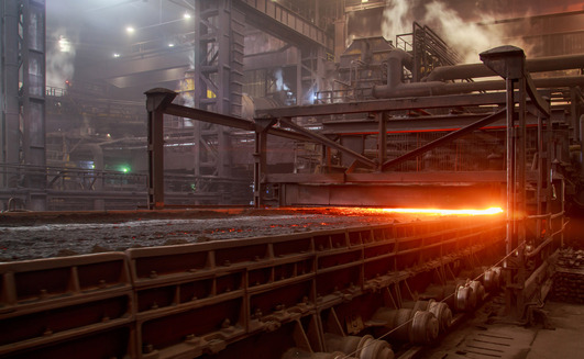 Sintering machine on steel mill. Credit: iStock/Elena Bionyshe