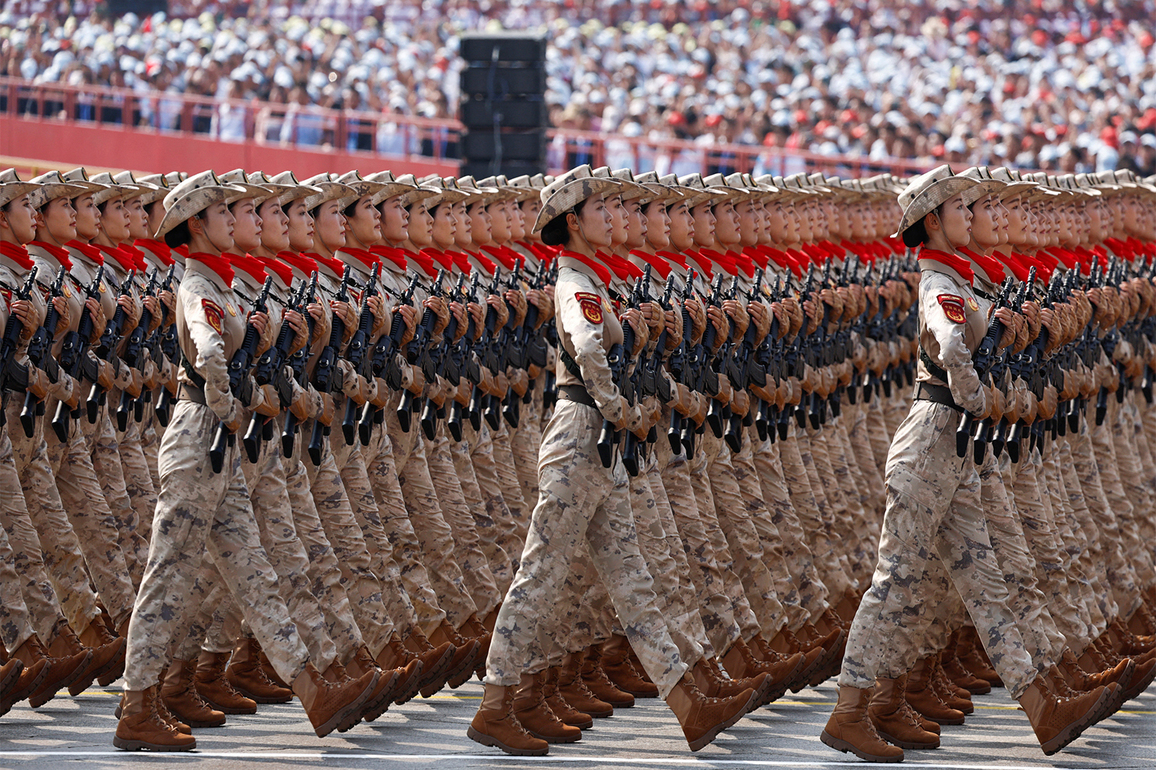 Chinese military tops the charts