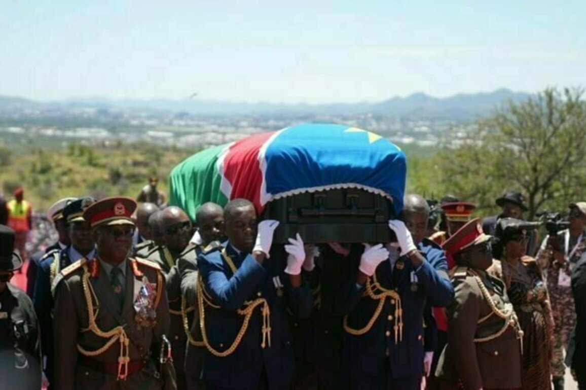 Namibia lays founding president to rest