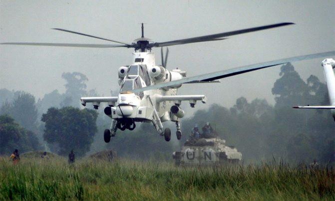 UN helicopters attack ADF rebels in DR Congo UN helicopters attack ADF rebels in DR Congo