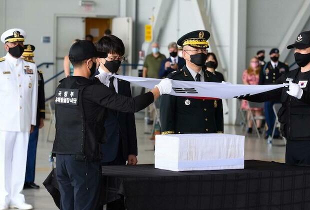 Remains of 147 South Korean troops who died in Korean War repatriated