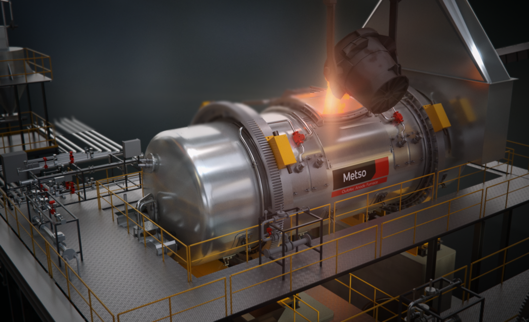 Metso's Outotec Anode Furnace