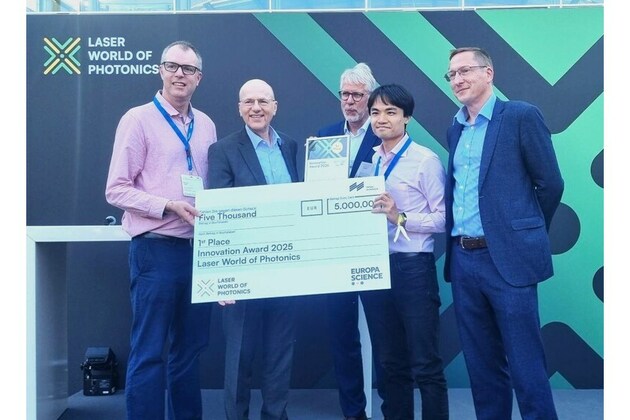 Pi Imaging wins the Innovation Award 2025 at Laser World of Photonics