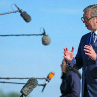 Serbian leader promising decisive action against protests
