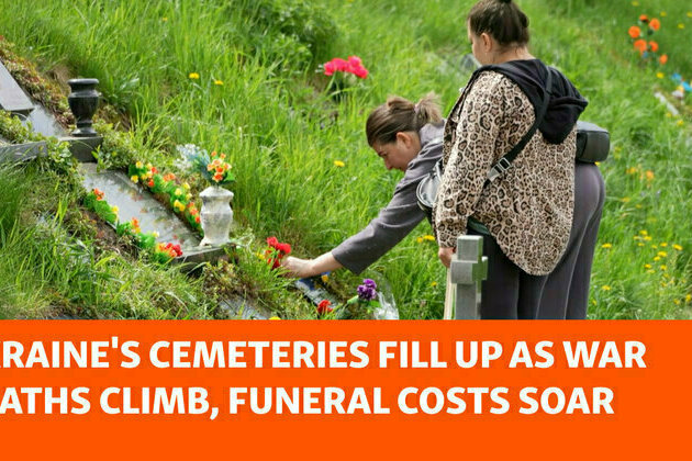 Ukraine's Cemeteries Fill Up As War Deaths Climb, Funeral Costs Soar
