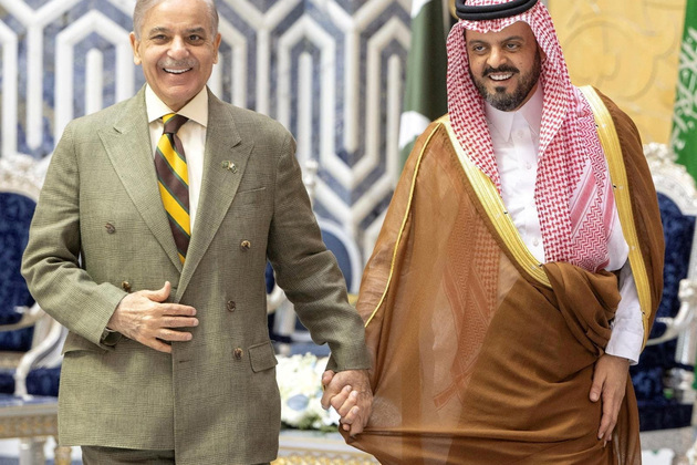 Pakistan PM Shehbaz Sharif arrives in Saudi Arabia amid West Asia tensions