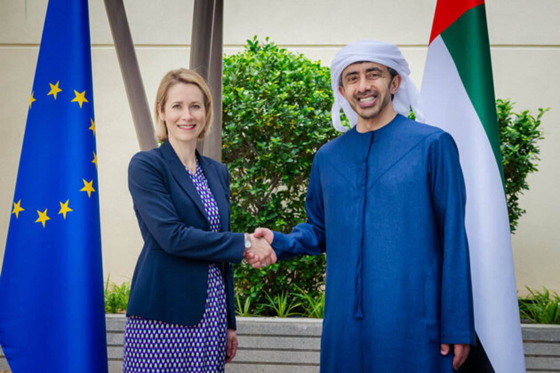 Abdullah bin Zayed receives Kaja Kallas, discusses UAE-EU strategic relations, regional developments