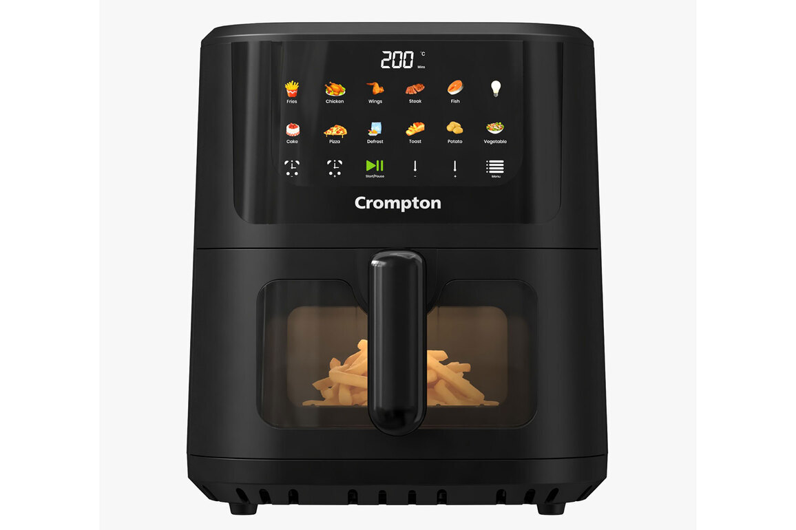 Crompton Launches Ameo Pro 5.5L Air Fryer with Even Heating Technology for Consistent Cooking