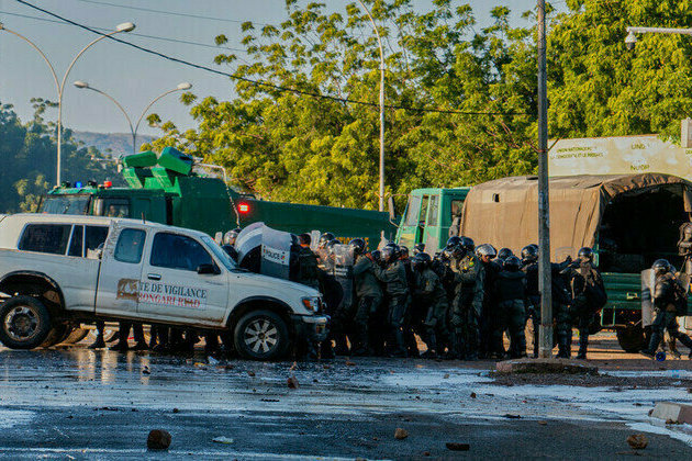 Clashes in Cameroon as 92-year-old president edges toward re-election