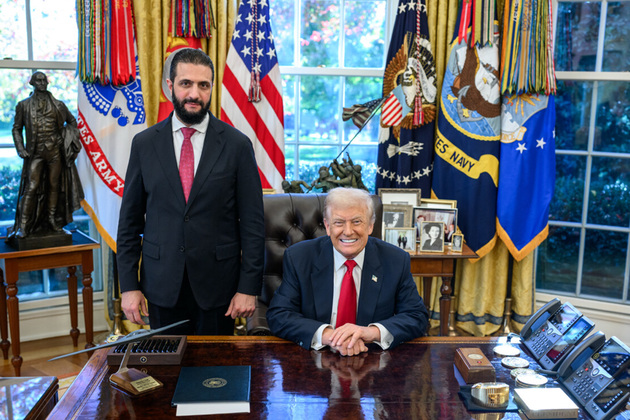 Trump hosts Syrian President Al-Sharaa at White House, eases Caesar Act sanctions