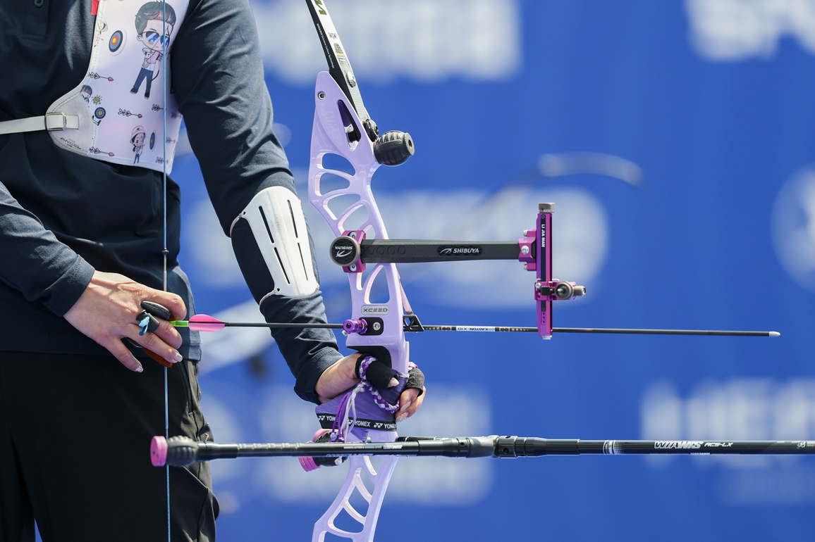 (SP)CHINA-SHANGHAI-ARCHERY WORLD CUP-RECURVE WOMEN'S TEAM (CN)