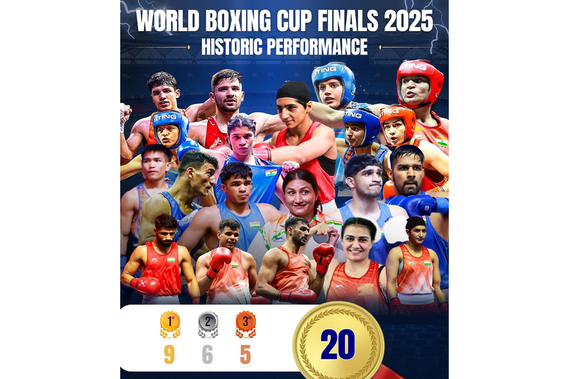 Uttarakhand CM hails India's 20-medal haul at World Boxing Cup Finals, calls it "golden chapter"