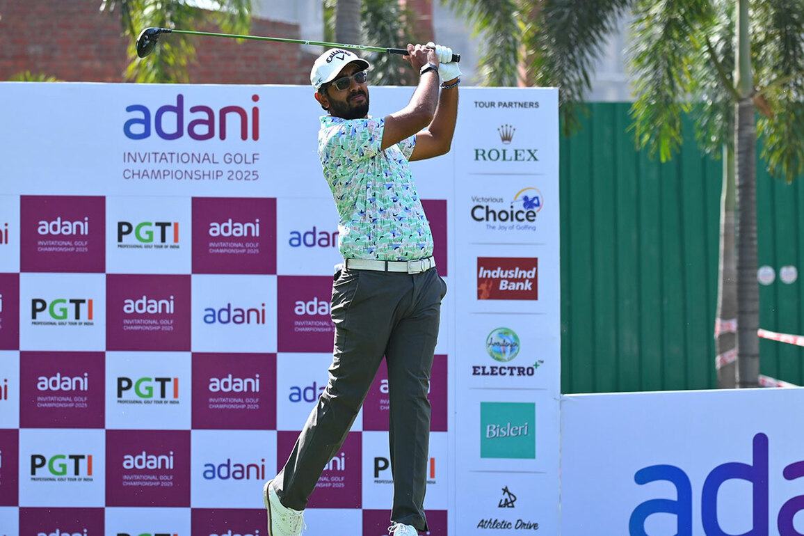 Adani Invitational Golf Championship 2025: Yuvraj Sandhu, Arjun Prasad rise to top in round two