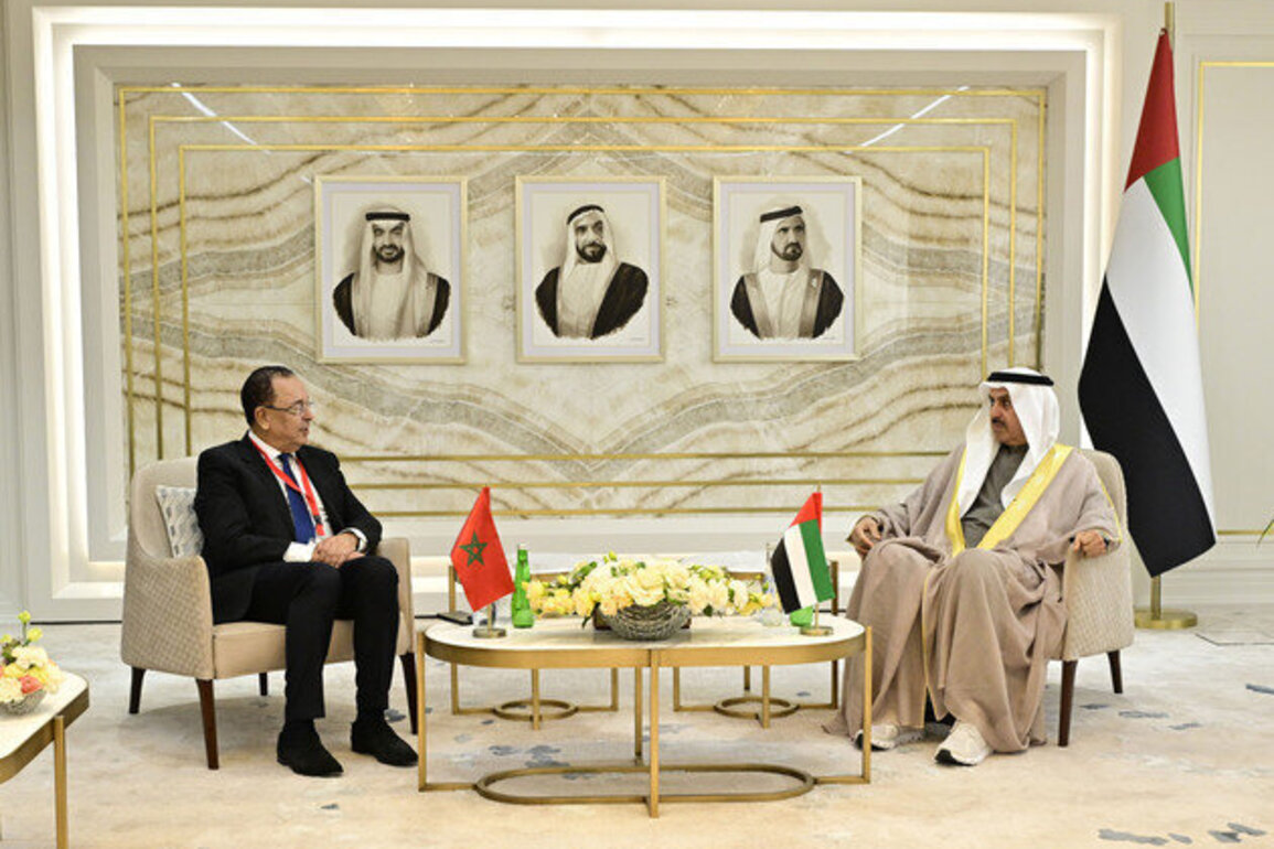 Saqr Ghobash receives Vice President House of Councillors of Morocco