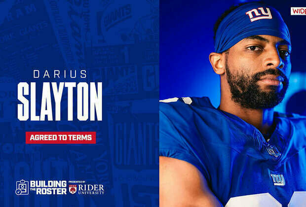 Giants agree to terms on new deal with WR Darius Slayton