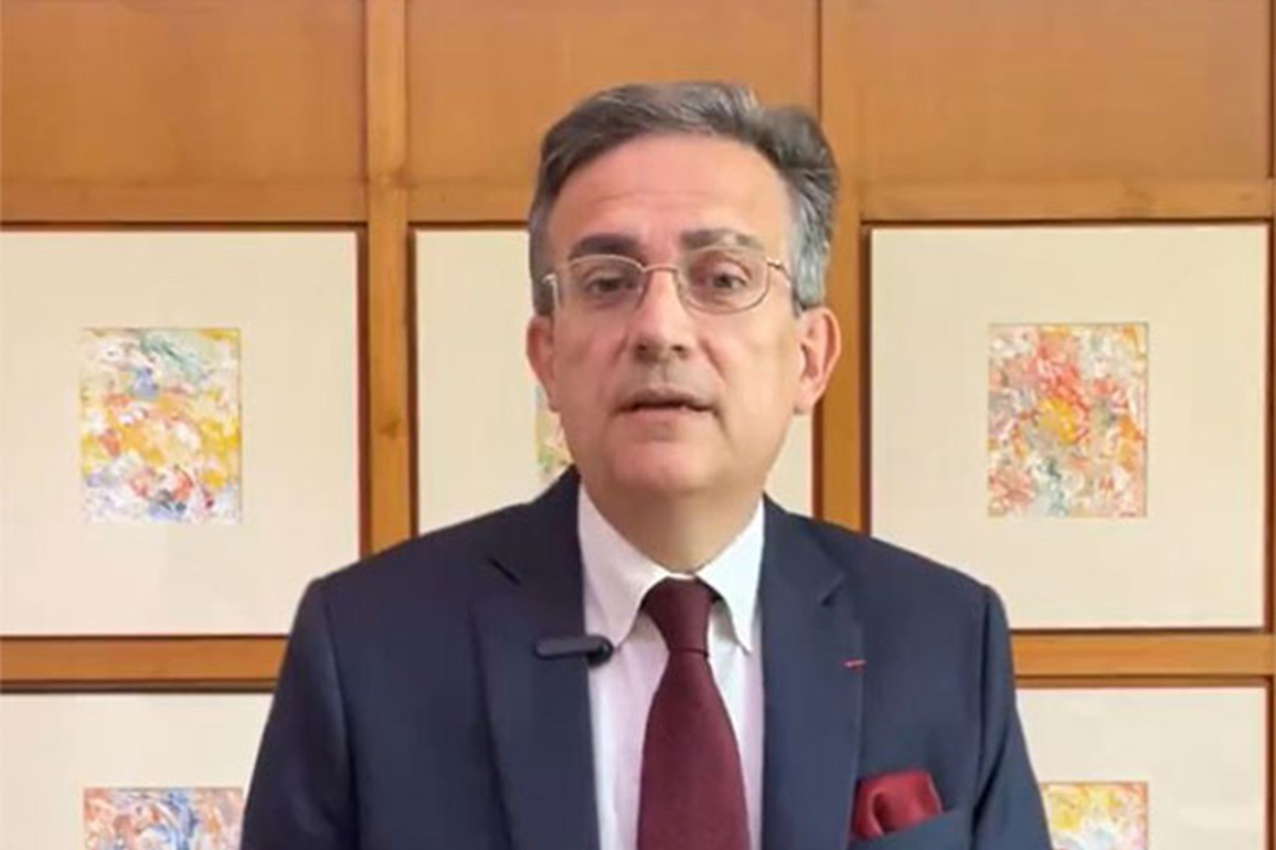French Ambassador Thierry Mathou in Mumbai to honour JSW Foundation Chairperson Sangita Jindal, boost Indo-French ties