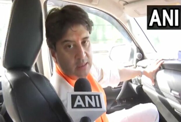 "Fight is not BJP vs Congress but for country's existence, present and future," says Jyotiraditya Scindia