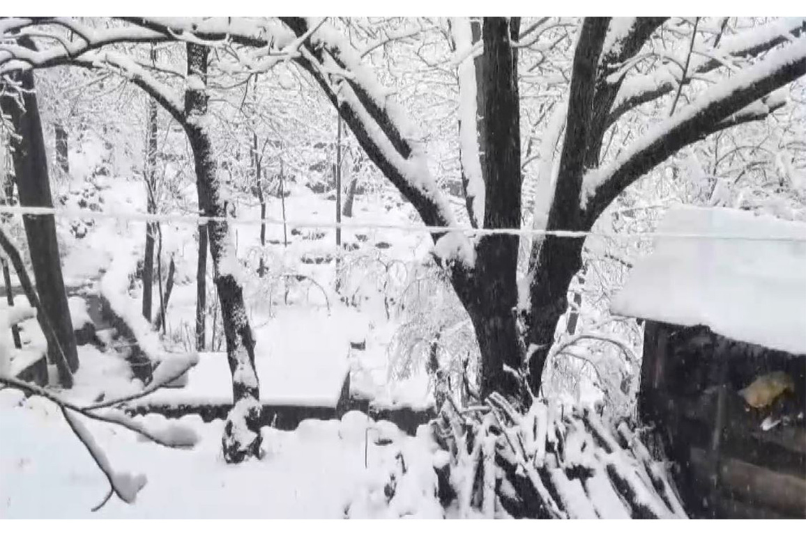 J-K: Banihal receives season's first heavy snowfall, sharp drop in temperature