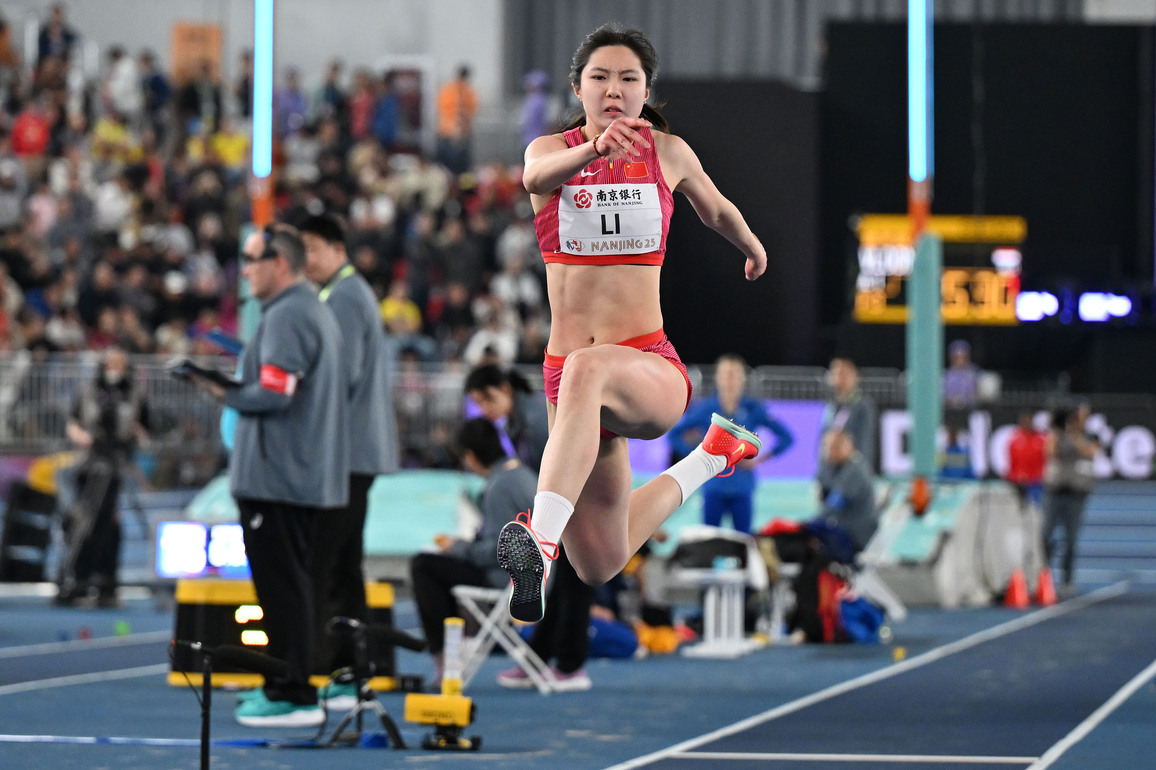 (SP)CHINA-NANJING-ATHLETICS-WORLD ATHLETICS INDOOR CHAMPIONSHIPS-TRIPLE JUMP-WOMEN (CN)