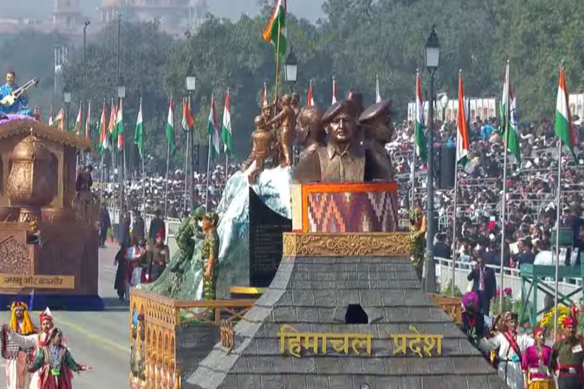Himachal Pradesh tableau revers state as 'Dev Bhoomi', Jammu Kashmir showcases craftsmanship