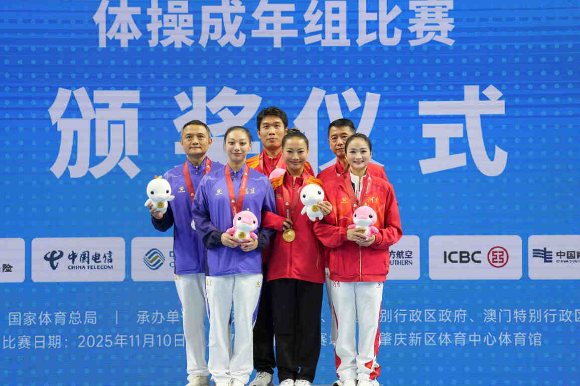 (SP)CHINA-15TH NATIONAL GAMES-ARTISTIC GYMNASTICS-WOMEN'S VAULT-FINAL (CN)