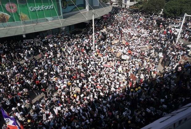 Burgeoning street protests upping the ante for Myanmar's military