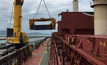 Sulphide copper concentrate being loaded at the Port of Townsville for shipment to China